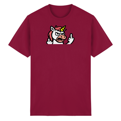 Einhorn mit Mittelfinger – Wenn die Zuckerwatte abgelaufen ist - Heavy Cotton T-Shirt