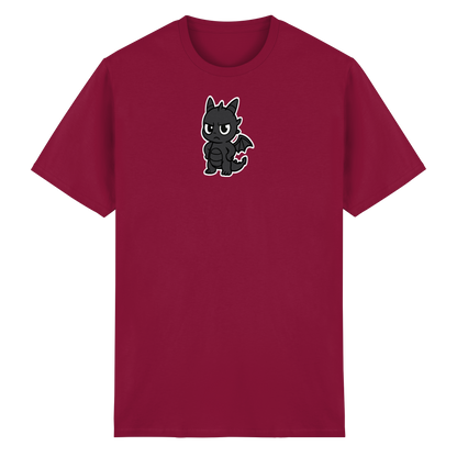 Babydrache mit schiefem Blick – Mini, aber meinungsstark - Heavy Cotton T-Shirt