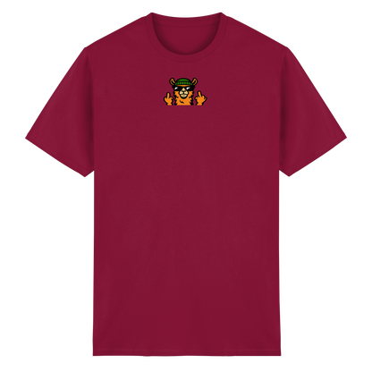 Lama mit Mittelfinger – Dein freches Statement gegen nervige Fragen und blöde Menschen - Heavy Cotton T-Shirt