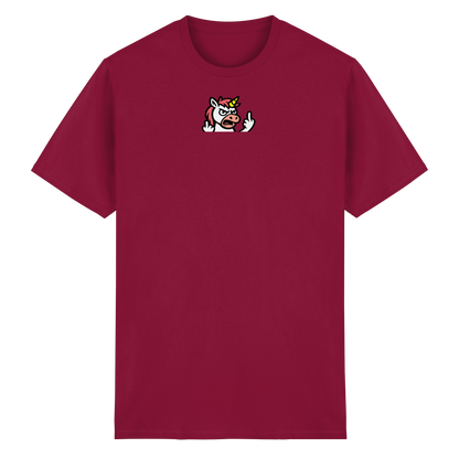 Einhorn mit Mittelfinger – Wenn die Zuckerwatte abgelaufen ist - Heavy Cotton T-Shirt