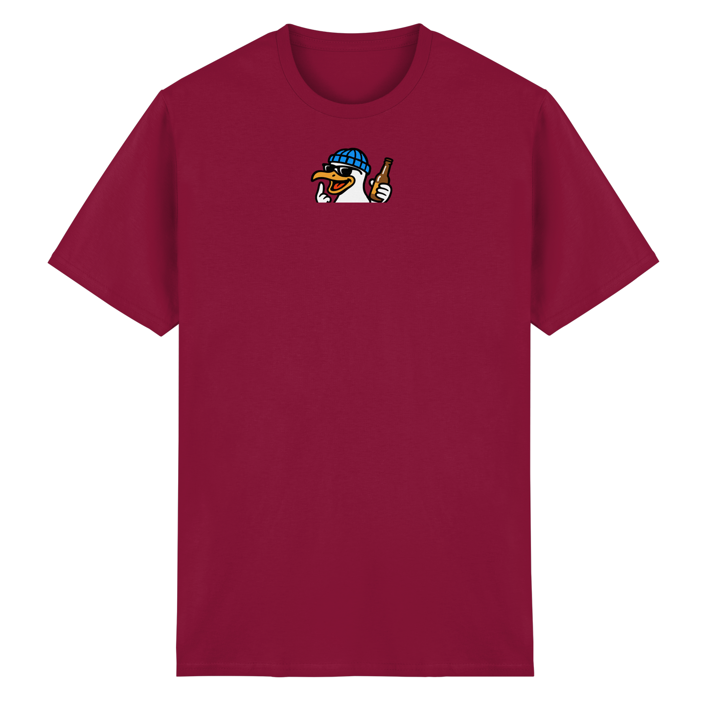 Möwe mit Mittelfinger – Dein nachtaktives Party-Orakel - Heavy Cotton T-Shirt