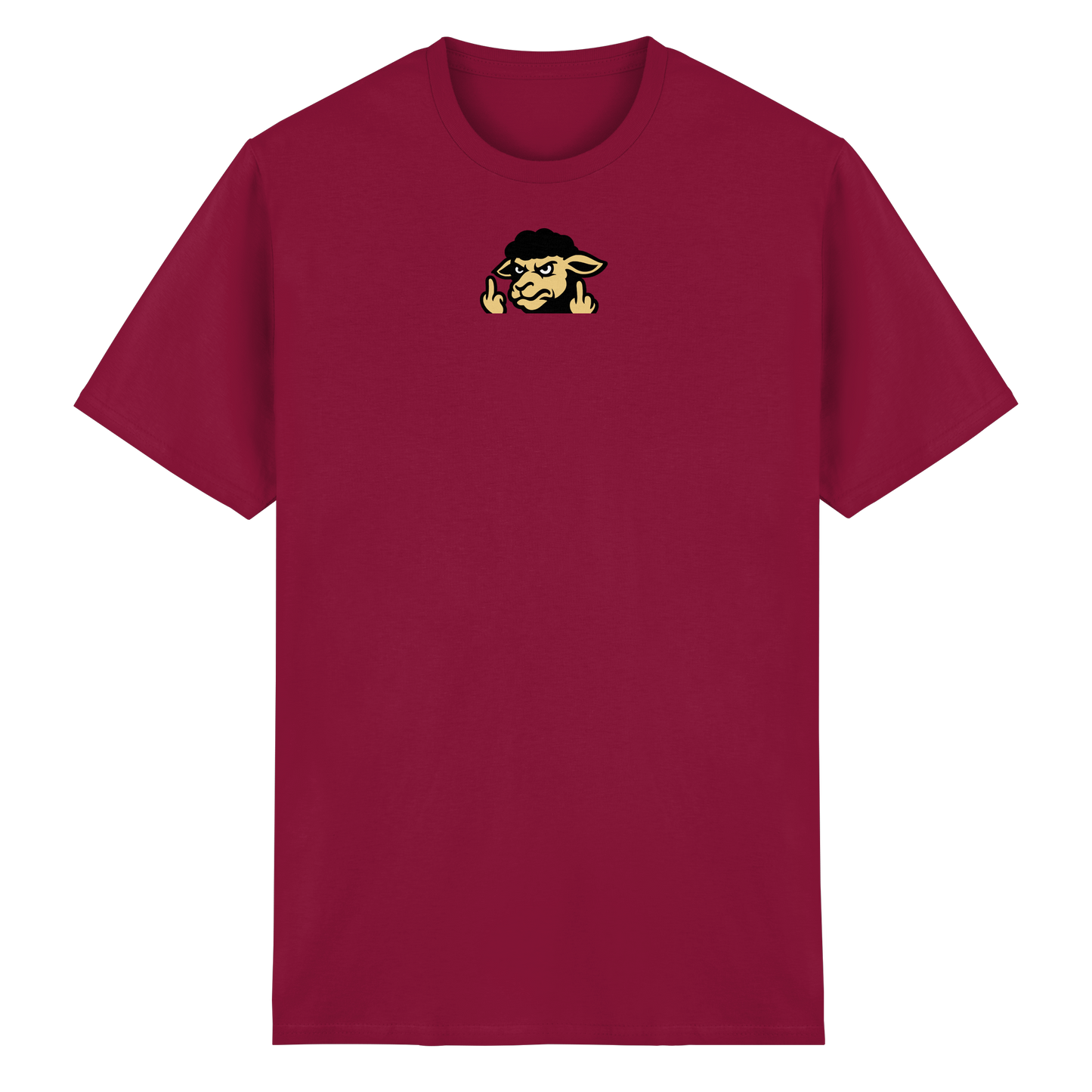 Schwarzes Schaf mit Mittelfinger – Für alle, die nicht dazugehören wollen - Heavy Cotton T-Shirt