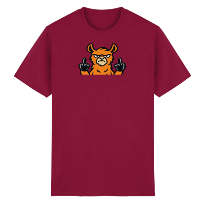 Lama mit Mittelfinger – Das Modeaccessoire für klare Kante und Ruhe - Heavy Cotton T-Shirt