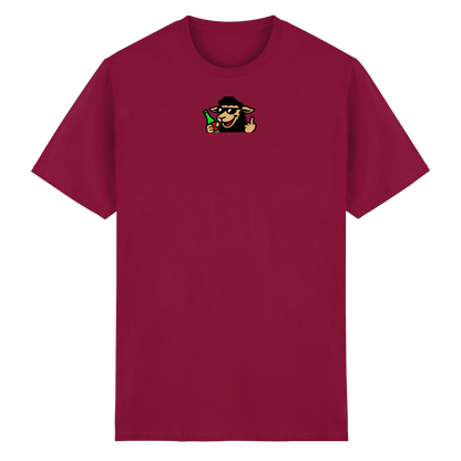 Schaf mit Mittelfinger im Partymodus – Zu viel Konfetti, zu wenig Geduld  - Heavy Cotton T-Shirt