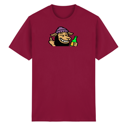 Schaf mit Mittelfinger im Partymodus – Dancefloor? Nur wenn’s brennt - Heavy Cotton T-Shirt