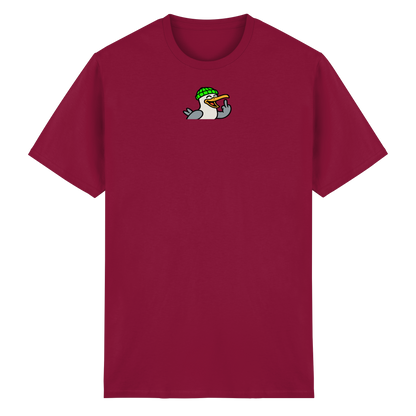 Möwe mit Mittelfinger – Wenn Höflichkeit keine Option mehr ist - Heavy Cotton T-Shirt