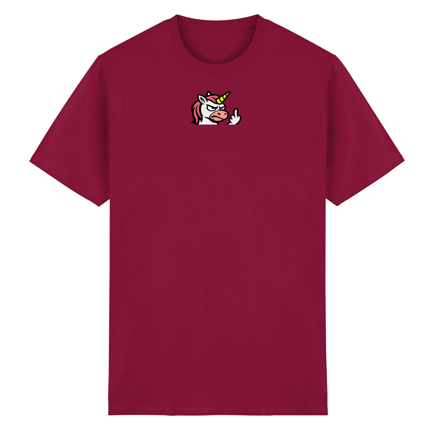 Einhorn mit Mittelfinger – Magie war gestern, jetzt kommt Klartext - Heavy Cotton T-Shirt