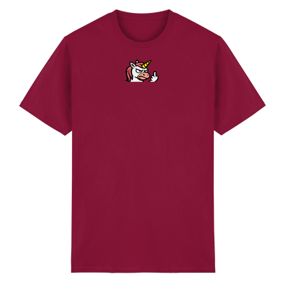 Einhorn mit Mittelfinger – Magie war gestern, jetzt kommt Klartext - Heavy Cotton T-Shirt