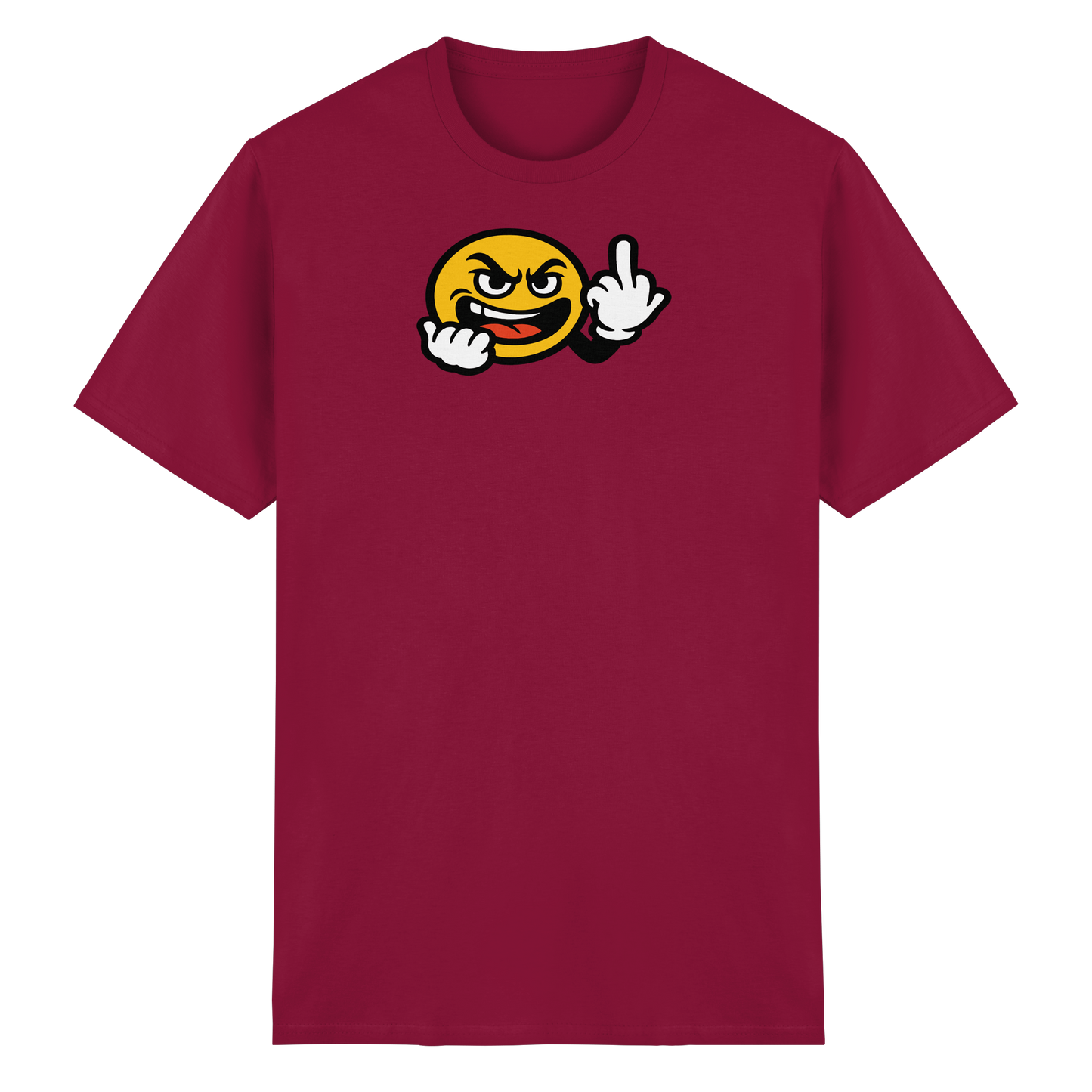 Smiley mit Mittelfinger – Gute Laune. Schlechte Laune. Klar geregelt. - Heavy Cotton T-Shirt