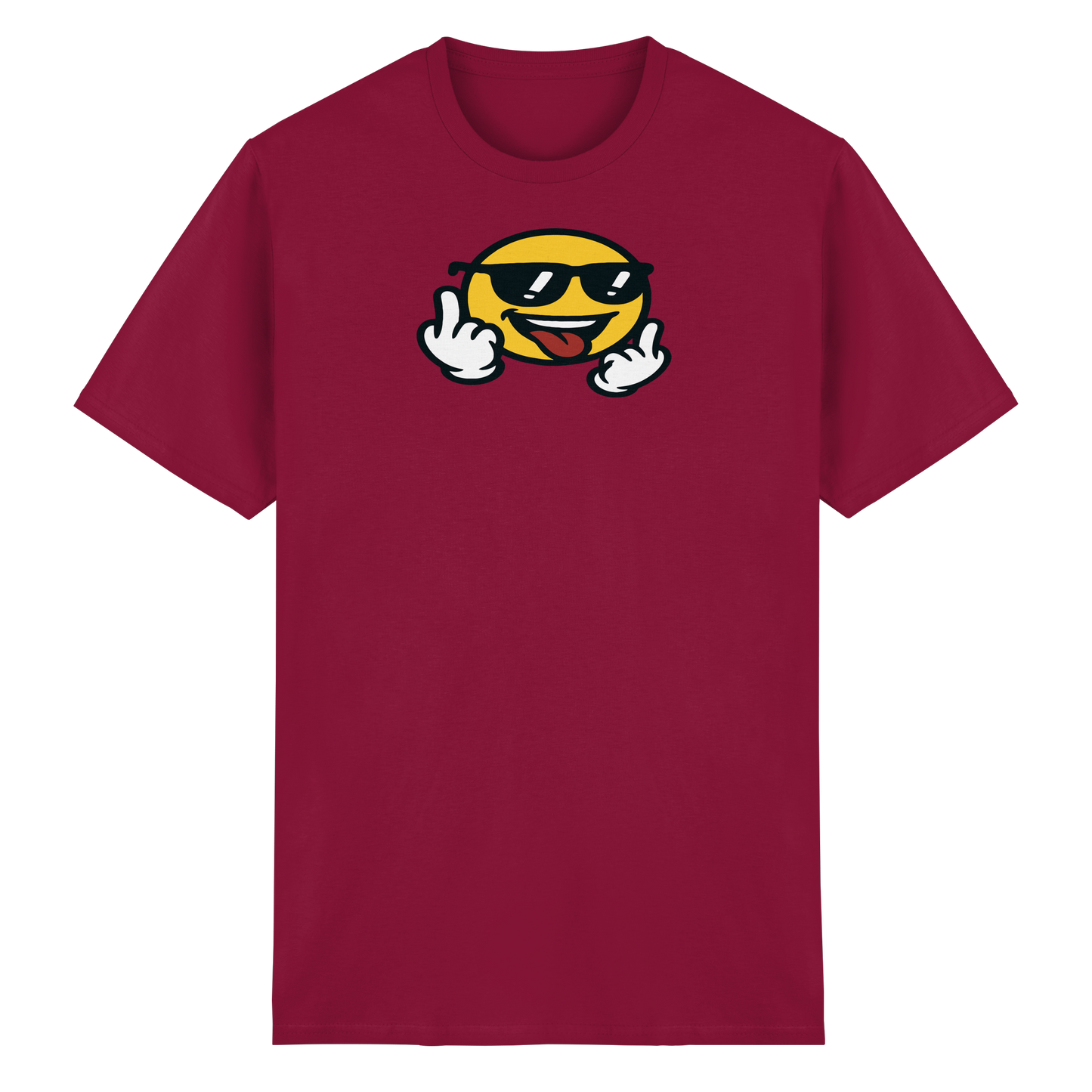 Smiley mit Mittelfinger – Der freundlichste Mittelfinger der Welt - Heavy Cotton T-Shirt