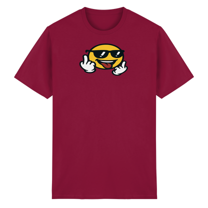 Smiley mit Mittelfinger – Der freundlichste Mittelfinger der Welt - Heavy Cotton T-Shirt