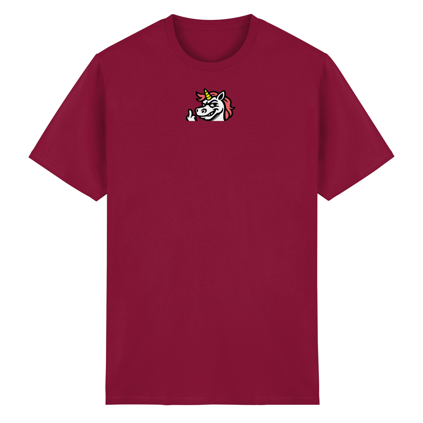 Einhorn mit Mittelfinger – Zu süß zum Ertragen, zu frech zum Ignorieren - Heavy Cotton T-Shirt