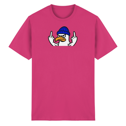 Möwe mit Mittelfinger – Vogel zeigen, Stil behalten  - Heavy Cotton T-Shirt