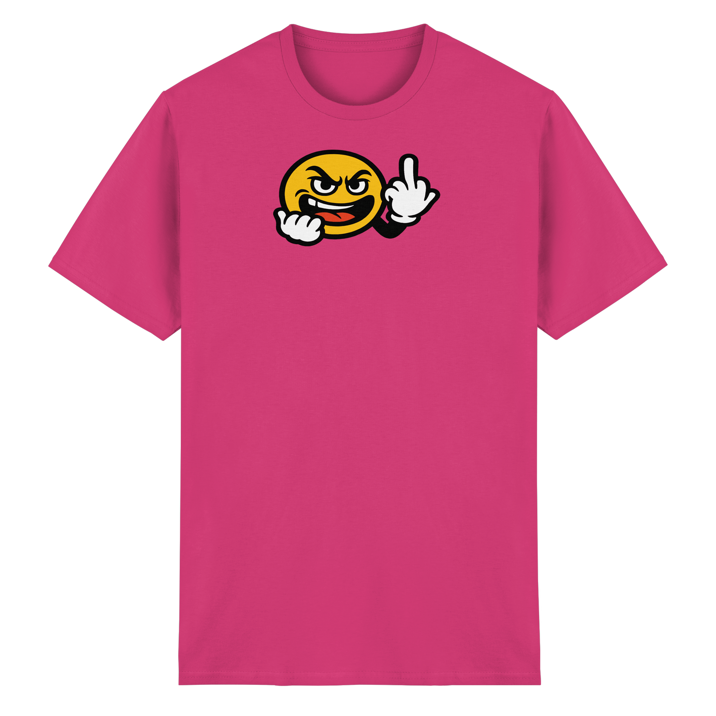 Smiley mit Mittelfinger – Gute Laune. Schlechte Laune. Klar geregelt. - Heavy Cotton T-Shirt
