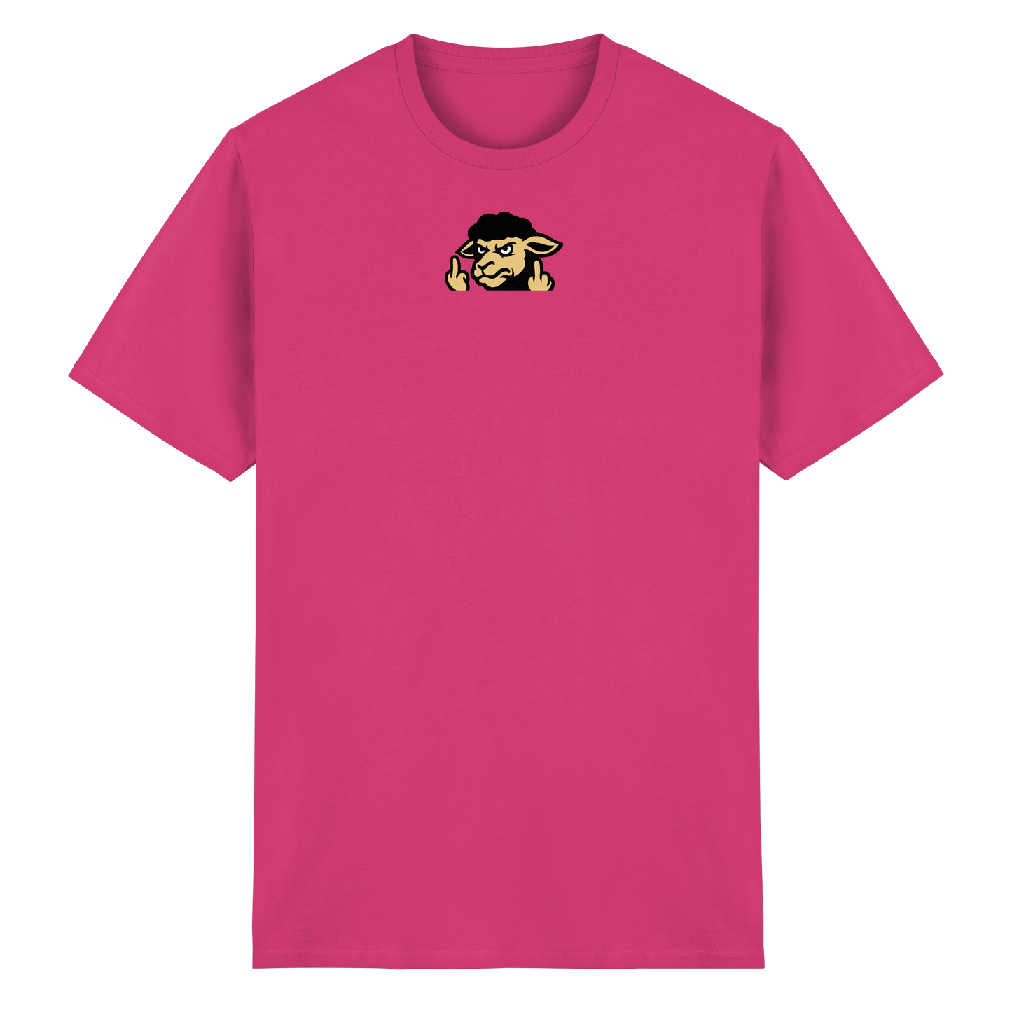 Schwarzes Schaf mit Mittelfinger – Für alle, die nicht dazugehören wollen - Heavy Cotton T-Shirt