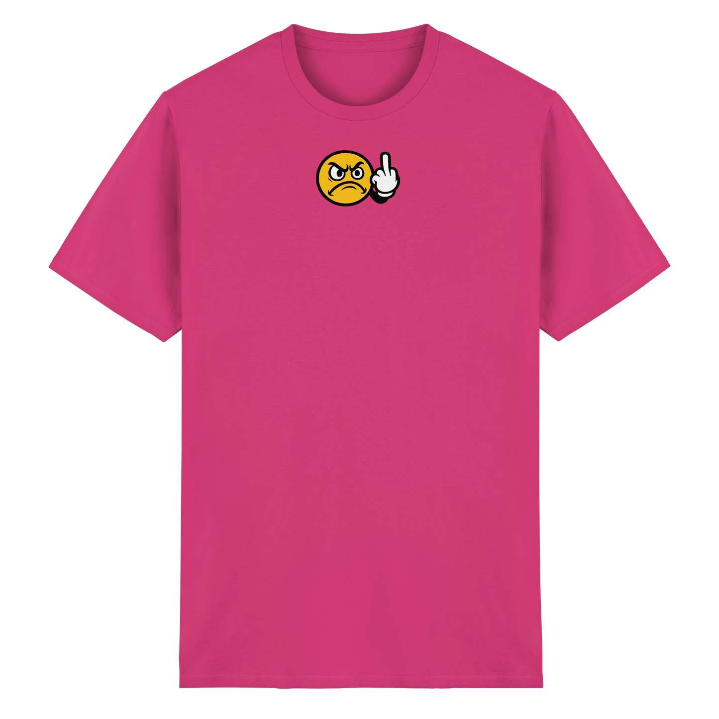 Smiley mit Mittelfinger – Dein stilles „Nope“ mit Gesicht - Heavy Cotton T-Shirt