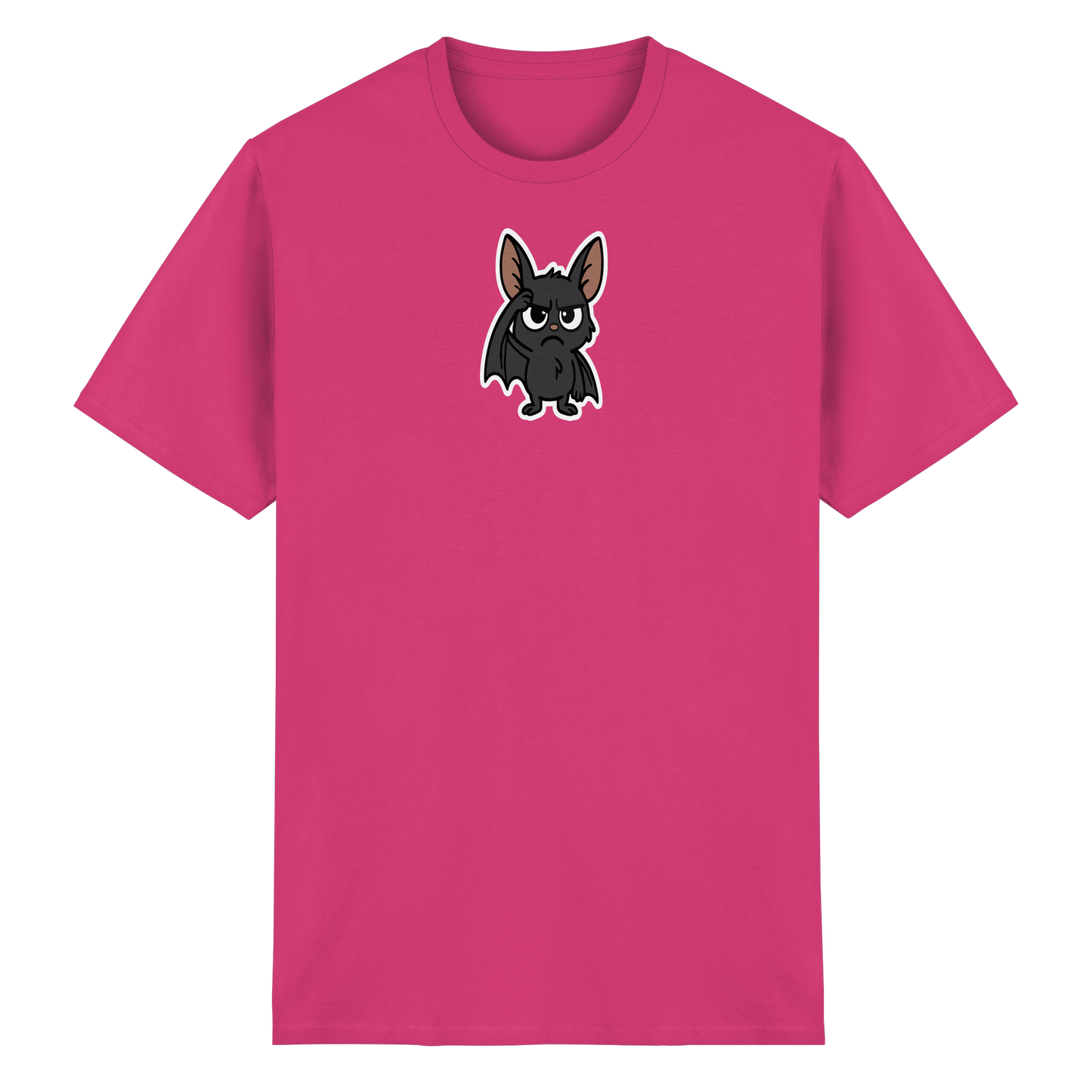 Fledermaus mit hochgezogener Braue – Nachtleben mit Meinung - Heavy Cotton T-Shirt