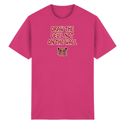Draw the devil not on the wall - Heavy Cotton T-Shirt