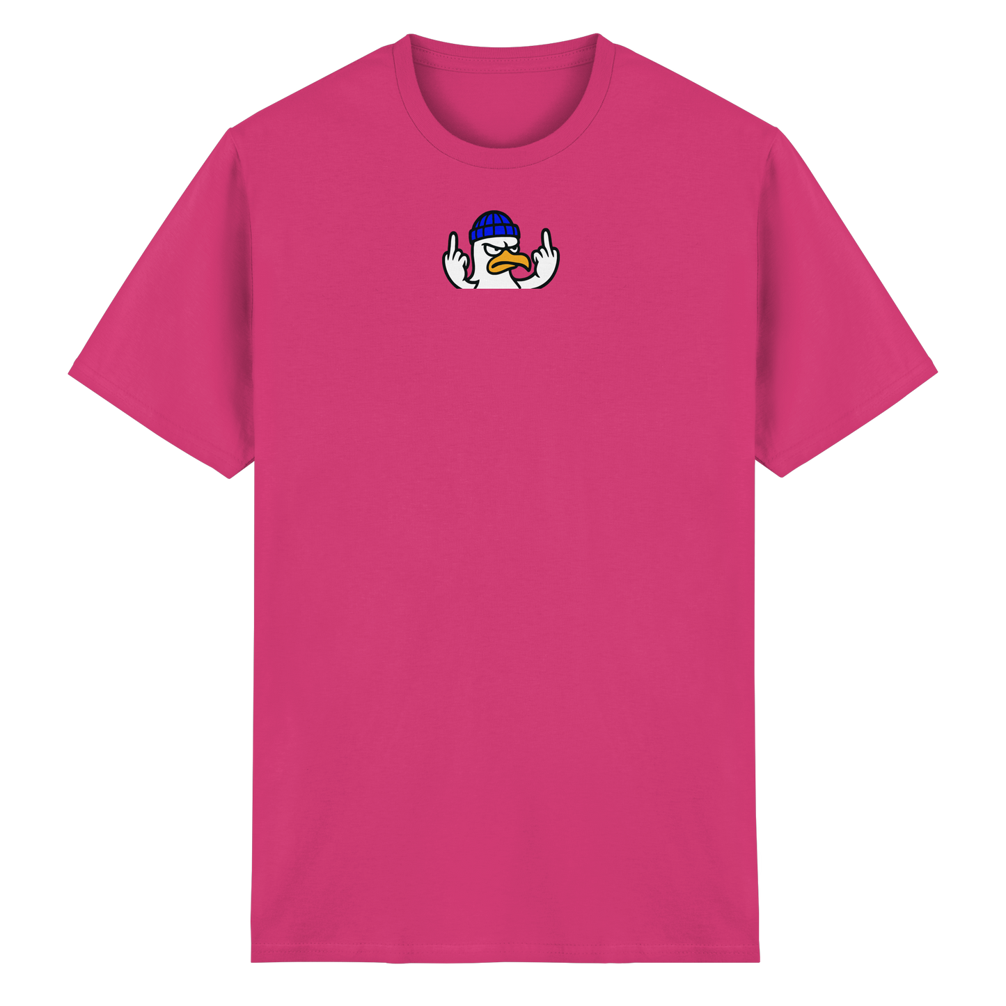 Möwe mit Mittelfinger – Kein Bock, keine Diskussionen - Heavy Cotton T-Shirt