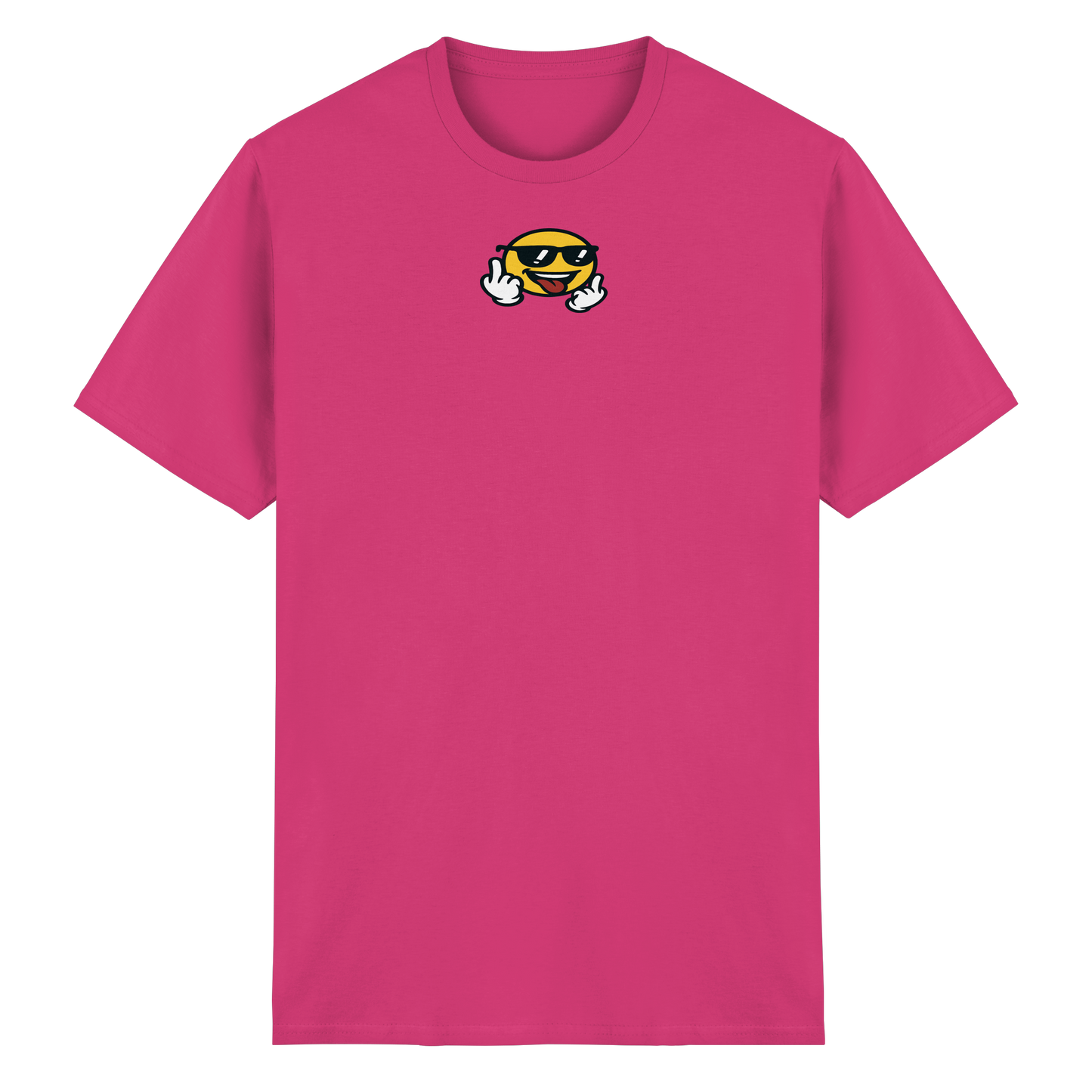Smiley mit Mittelfinger – Der freundlichste Mittelfinger der Welt - Heavy Cotton T-Shirt