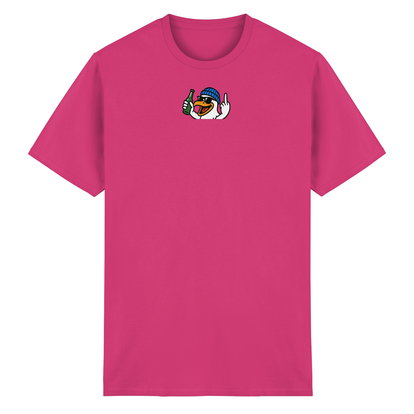 Möwe mit Mittelfinger – Der fliegende Cocktail der Verweigerung - Heavy Cotton T-Shirt