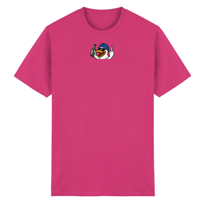 Möwe mit Mittelfinger – Der fliegende Cocktail der Verweigerung - Heavy Cotton T-Shirt