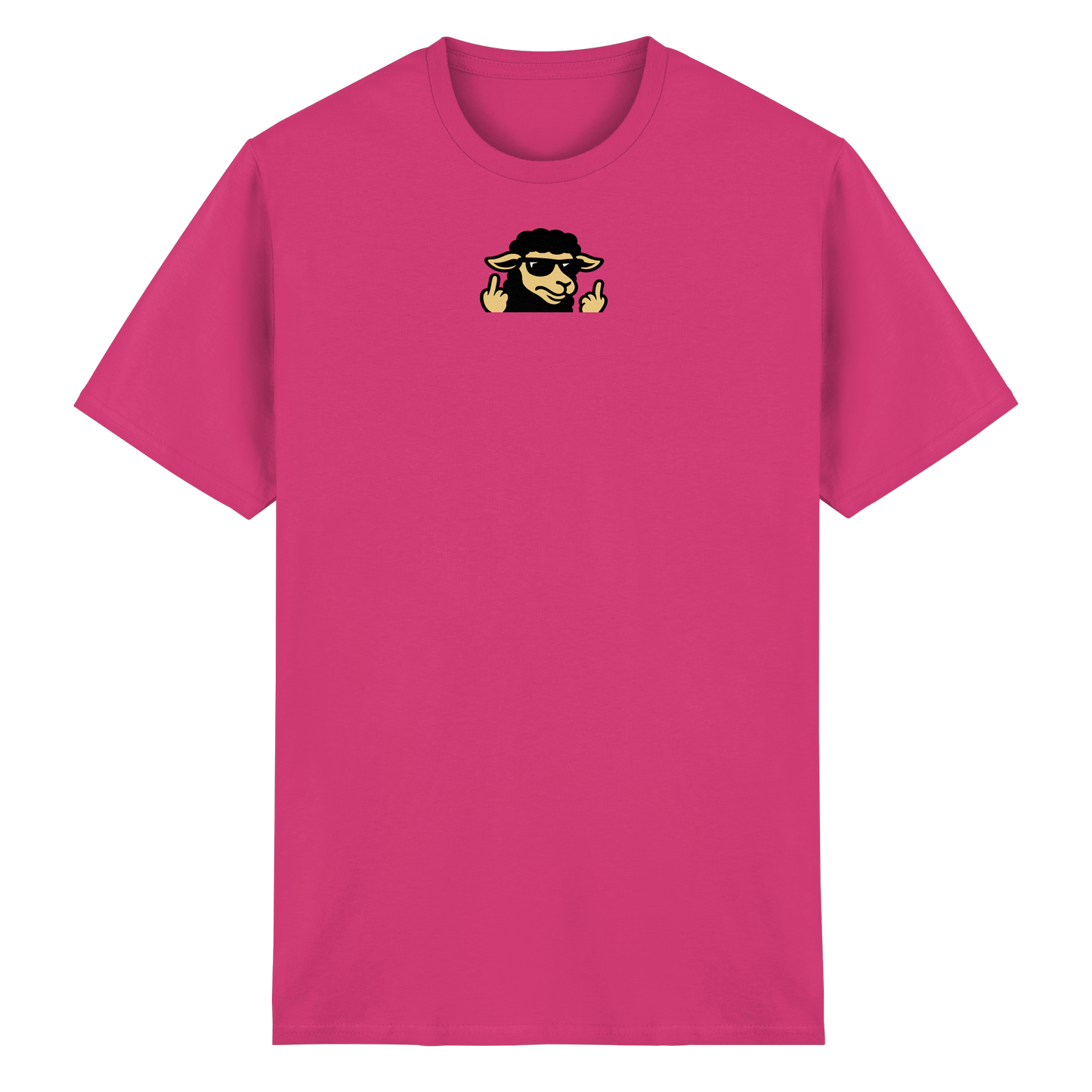 Schwarzes Schaf mit Mittelfinger – Schluss mit Nettigkeit - Heavy Cotton T-Shirt