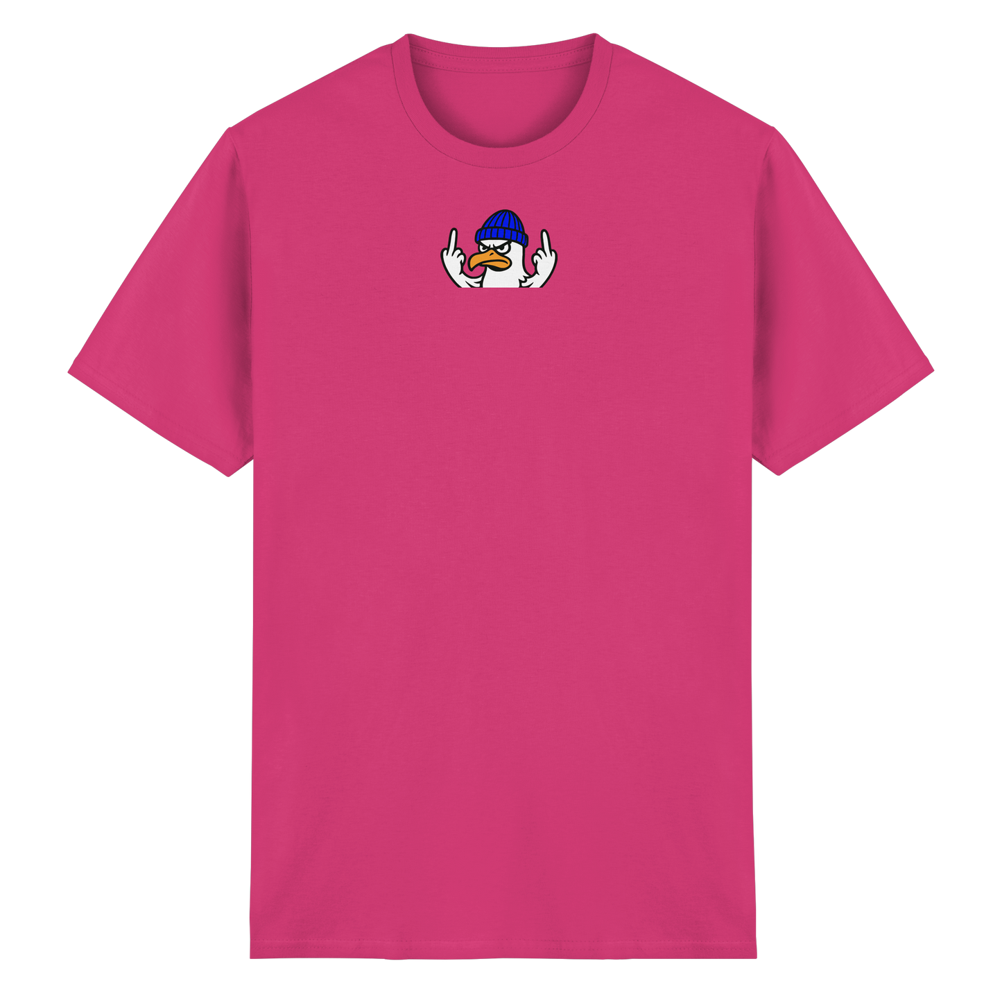 Möwe mit Mittelfinger – Vogel zeigen, Stil behalten - Heavy Cotton T-Shirt