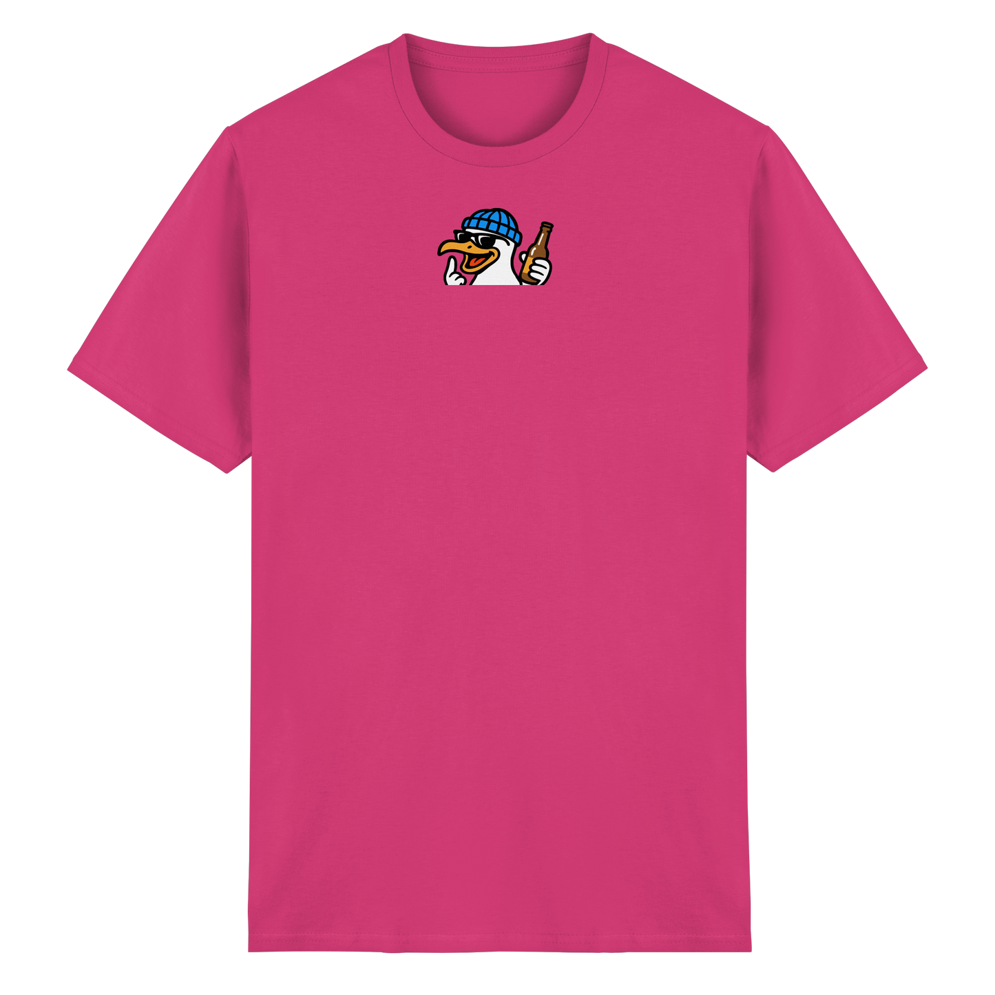 Möwe mit Mittelfinger – Dein nachtaktives Party-Orakel - Heavy Cotton T-Shirt