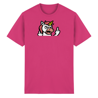 Einhorn mit Mittelfinger – Wenn die Zuckerwatte abgelaufen ist - Heavy Cotton T-Shirt