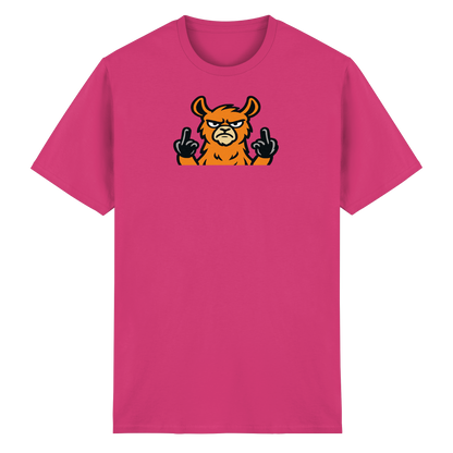 Lama mit Mittelfinger – Das Modeaccessoire für klare Kante und Ruhe - Heavy Cotton T-Shirt