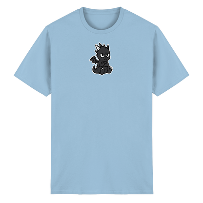 Babydrache mit Stirnrunzeln – Klein, flauschig, nicht begeistert - Heavy Cotton T-Shirt