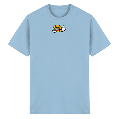 Smiley mit Mittelfinger – Gute Laune. Schlechte Laune. Klar geregelt - Heavy Cotton T-Shirt