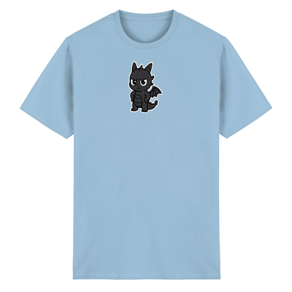 Babydrache mit schiefem Blick – Mini, aber meinungsstark - Heavy Cotton T-Shirt