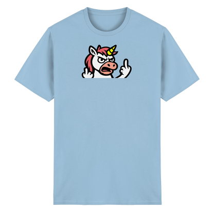 Einhorn mit Mittelfinger – Wenn die Zuckerwatte abgelaufen ist - Heavy Cotton T-Shirt