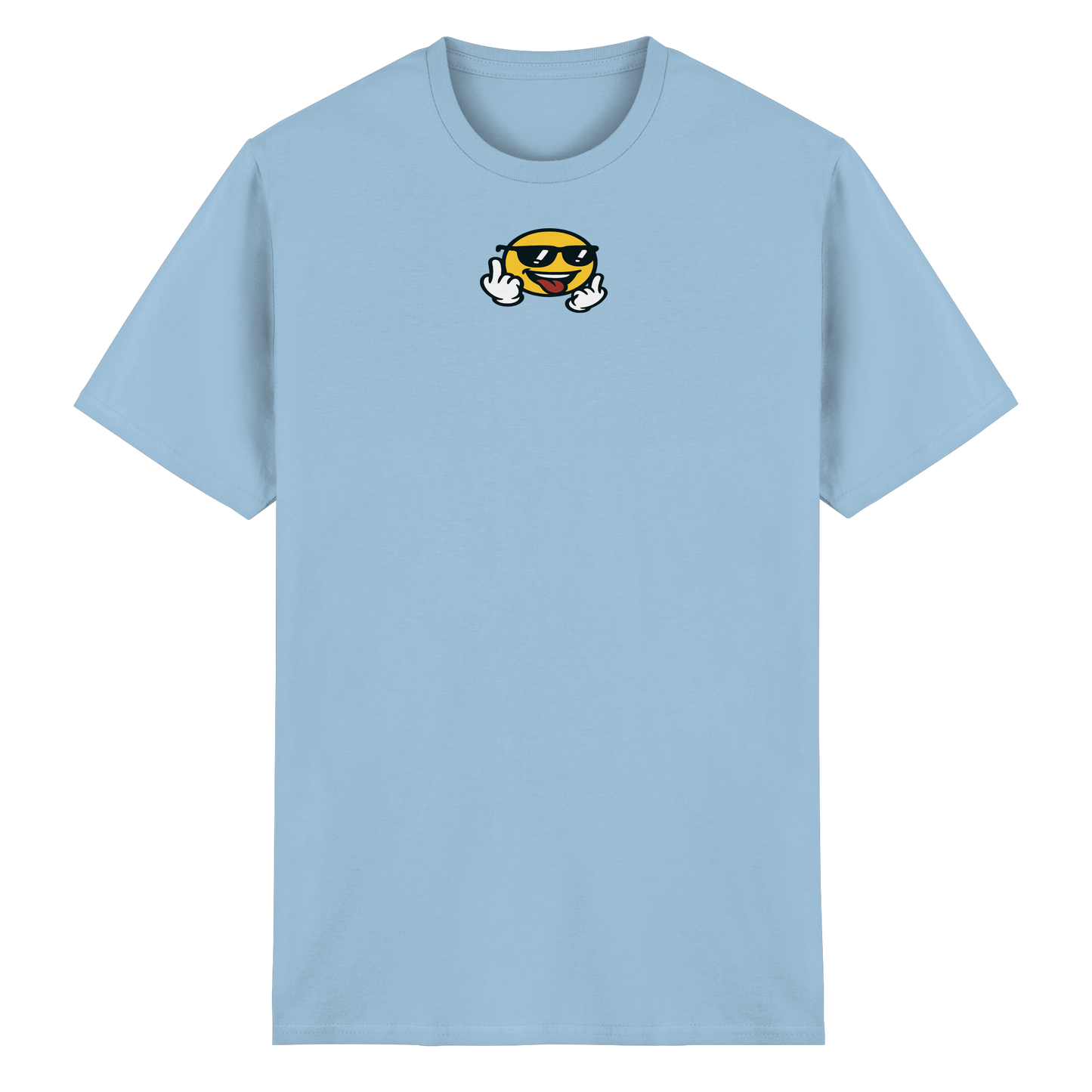 Smiley mit Mittelfinger – Der freundlichste Mittelfinger der Welt - Heavy Cotton T-Shirt