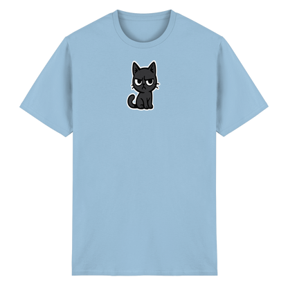 Schwarze Katze im Schatten – Personal wird beobachtet - Heavy Cotton T-Shirt