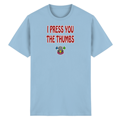 I press you the thumbs - Heavy Cotton T-Shirt