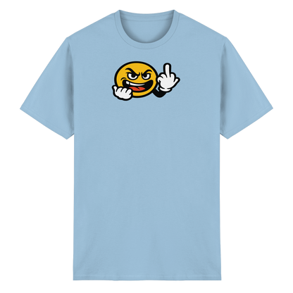 Smiley mit Mittelfinger – Gute Laune. Schlechte Laune. Klar geregelt. - Heavy Cotton T-Shirt