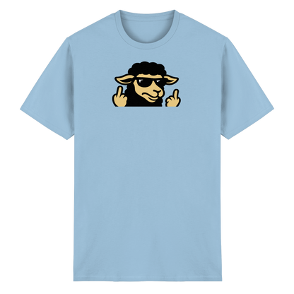 Schwarzes Schaf mit Mittelfinger – Schluss mit Nettigkeit - Heavy Cotton T-Shirt