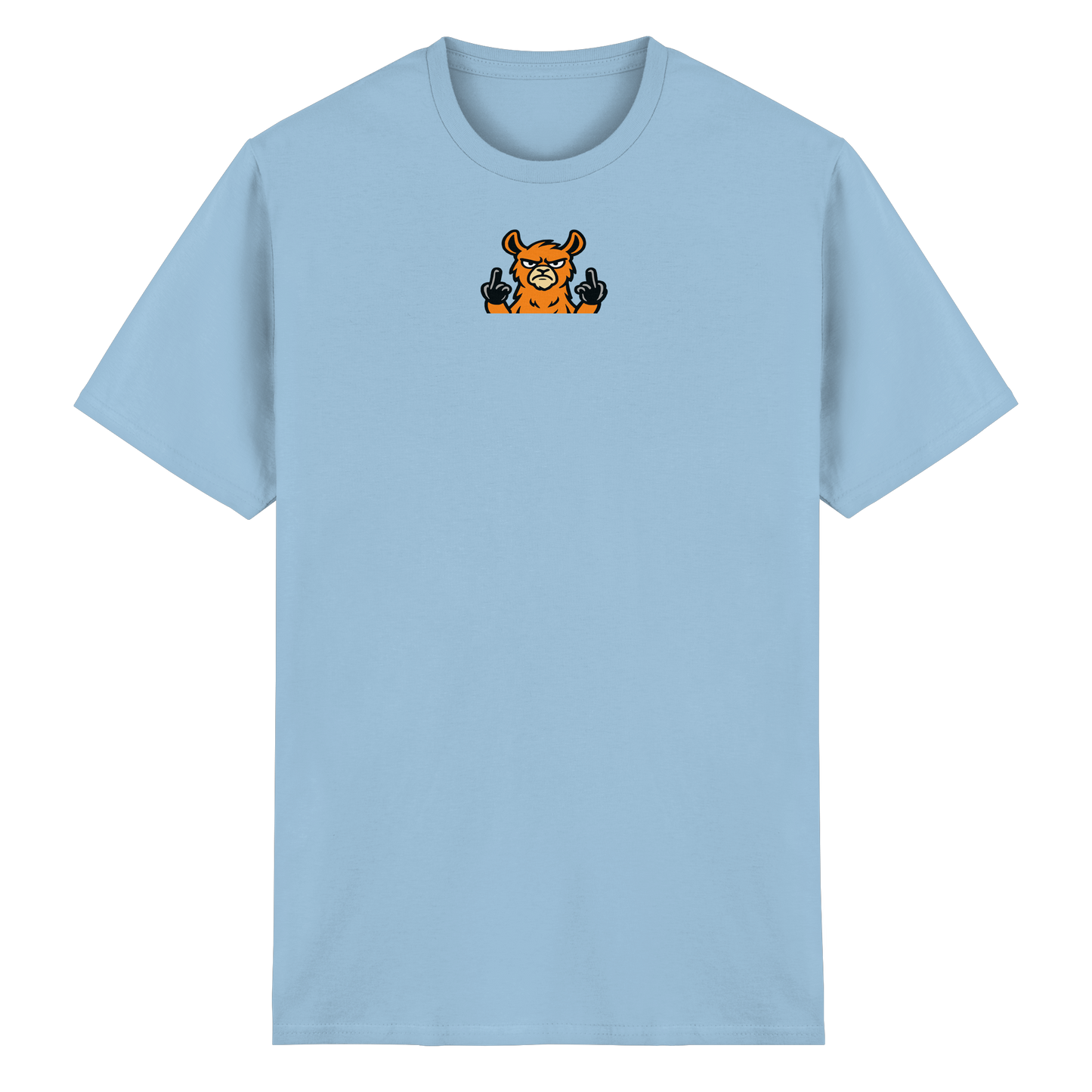 Lama mit Mittelfinger – Das Modeaccessoire für klare Kante und Ruhe - Heavy Cotton T-Shirt