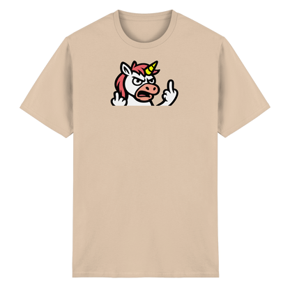 Einhorn mit Mittelfinger – Wenn die Zuckerwatte abgelaufen ist - Heavy Cotton T-Shirt