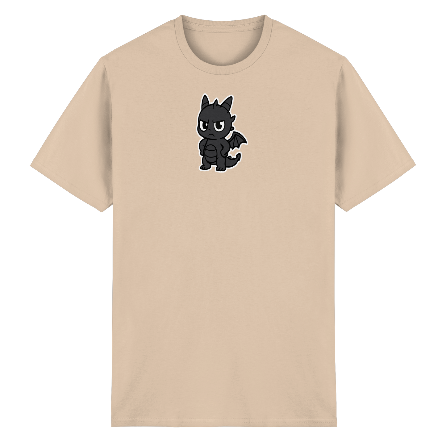 Babydrache mit schiefem Blick – Mini, aber meinungsstark - Heavy Cotton T-Shirt