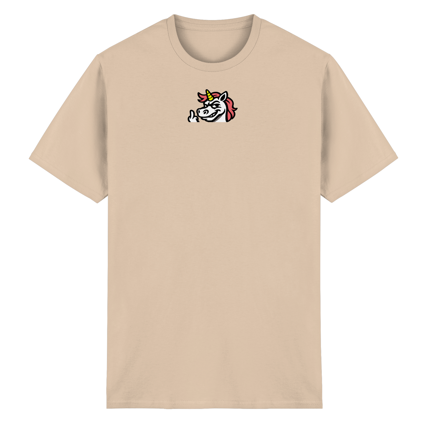 Einhorn mit Mittelfinger – Zu süß zum Ertragen, zu frech zum Ignorieren - Heavy Cotton T-Shirt
