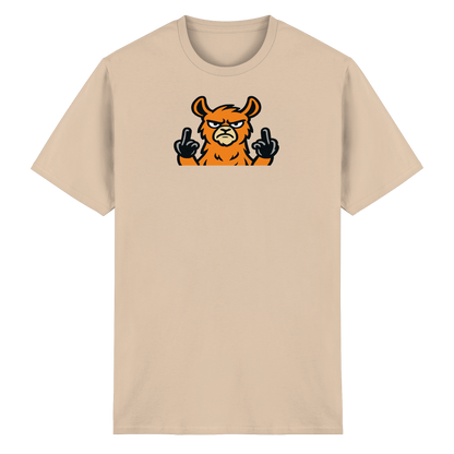 Lama mit Mittelfinger – Das Modeaccessoire für klare Kante und Ruhe - Heavy Cotton T-Shirt