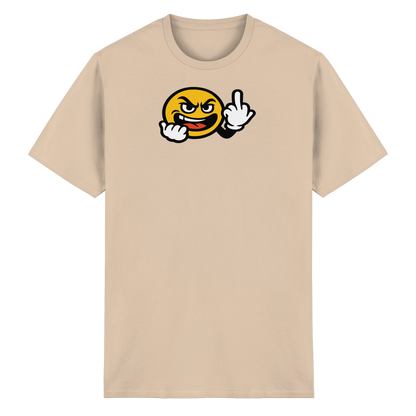 Smiley mit Mittelfinger – Gute Laune. Schlechte Laune. Klar geregelt. - Heavy Cotton T-Shirt