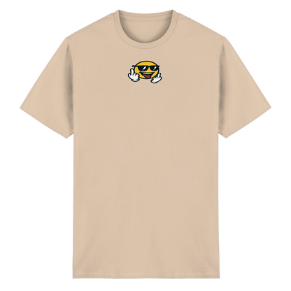 Smiley mit Mittelfinger – Der freundlichste Mittelfinger der Welt - Heavy Cotton T-Shirt