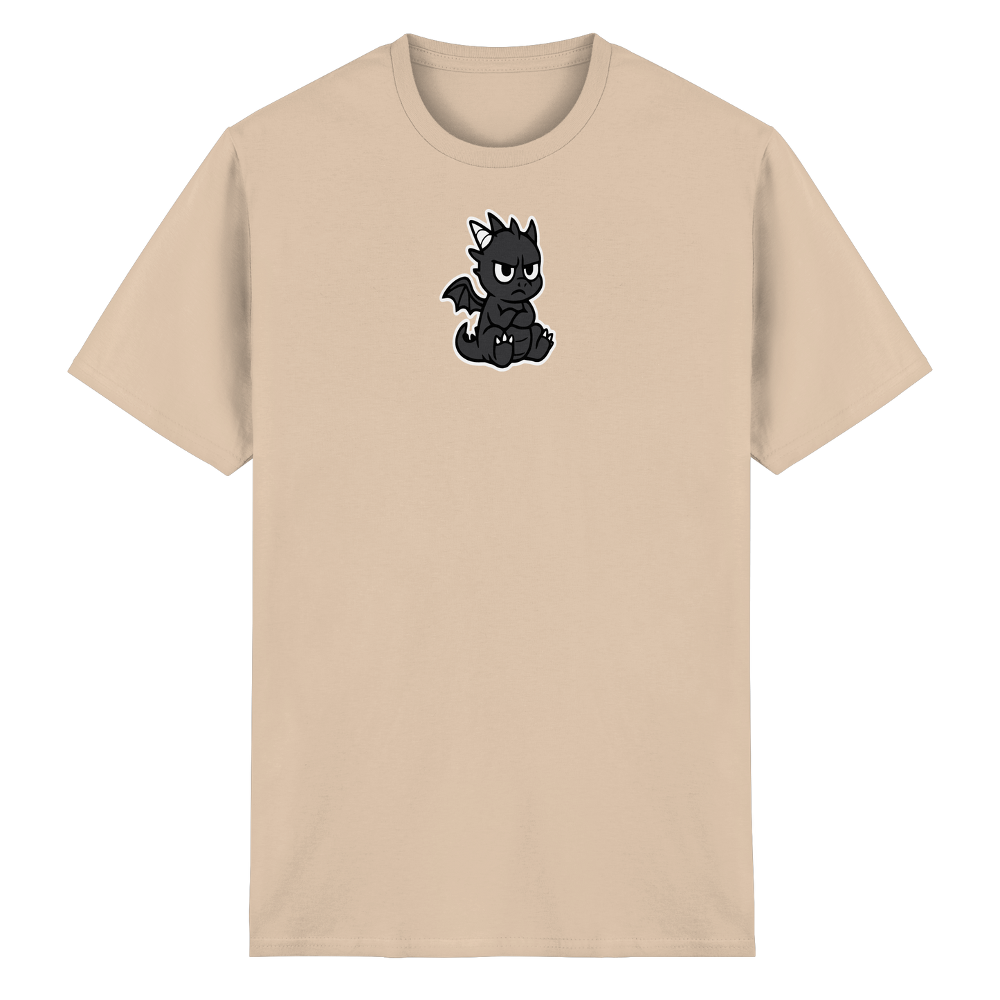 Babydrache mit Stirnrunzeln – Klein, flauschig, nicht begeistert - Heavy Cotton T-Shirt