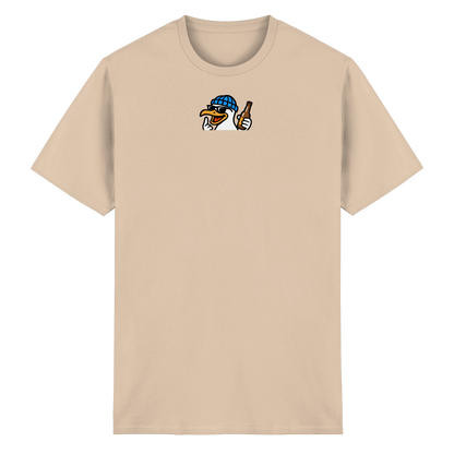 Möwe mit Mittelfinger – Dein nachtaktives Party-Orakel - Heavy Cotton T-Shirt