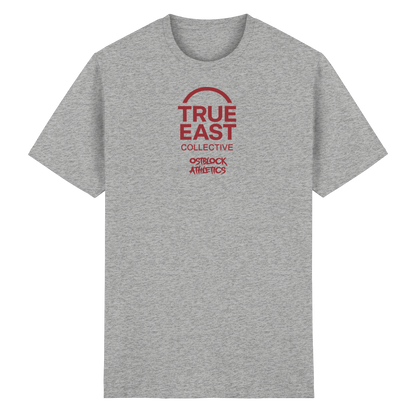 Ostblock Athletics & True East Logo   – Power aus Beton und Geschichte - Heavy Cotton T-Shirt